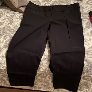 The Limited exact stretch crop pants size 2 black